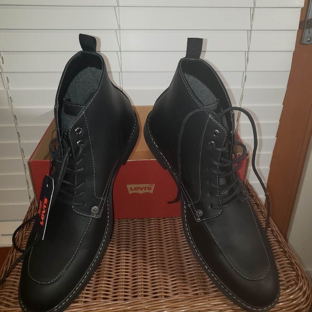 Levi's Shoes Norfolk UL Black Boots - Men's Shoe